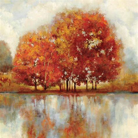 They're truly the perfect canvases for telling your life's stories and can give guests a hint at who you are. Friends Autumn Trees Fall landscape Print Wall Art By Andrew Michaels - Walmart.com - Walmart.com