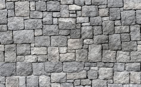Old Gray Stone Wall Populair Fotobehang Photowall
