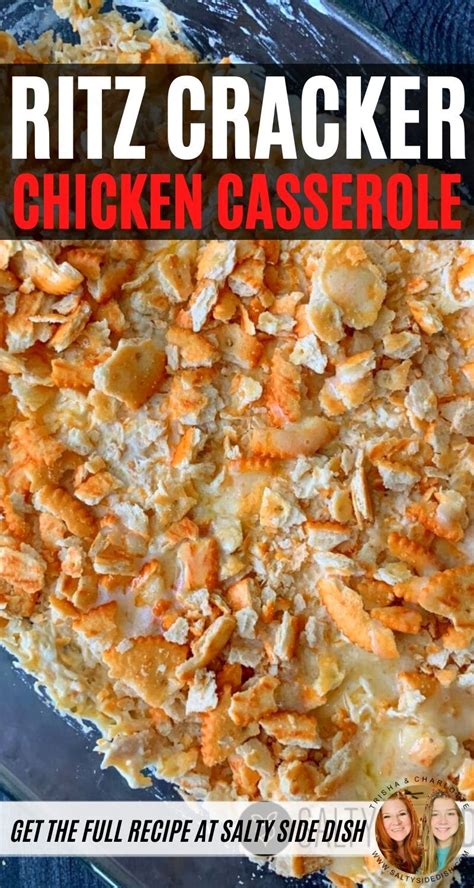 Reviewed by millions of home cooks. Ritz Cracker Chicken Casserole | Ritz cracker chicken ...