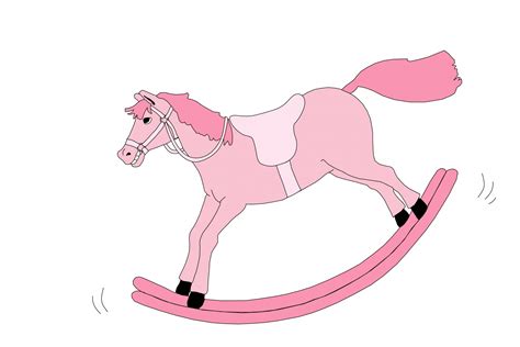 Rocking Horse Pink Clipart Free Stock Photo Public Domain Pictures