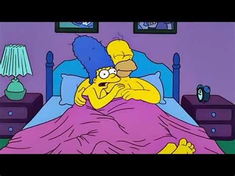 Homer And Marge Romantic Night And Snuggle Monsters Dark Simpsons