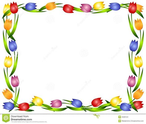 Flowerborderclipart Illustration Featuring A Frame Or Border