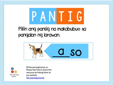 Ano Ang Pantig At Mga Halimbawa — The Filipino 59 Off