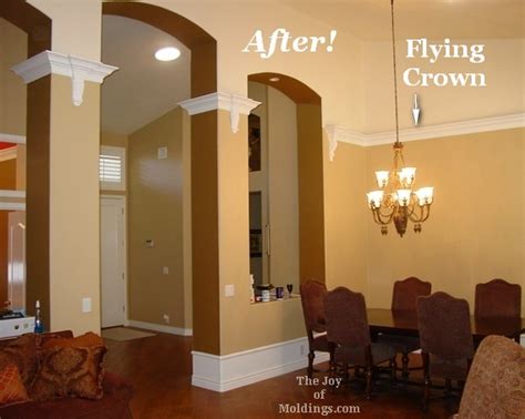 To learn how we installed our shiplap ceiling, click here. Before & After: The Secret to Installing Crown Molding on ...