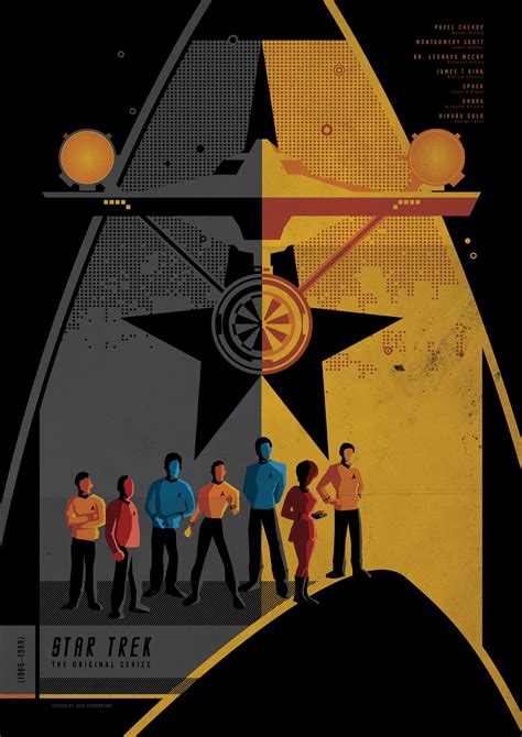 Vintage Star Trek Poster Star Trek Series Star Trek Art