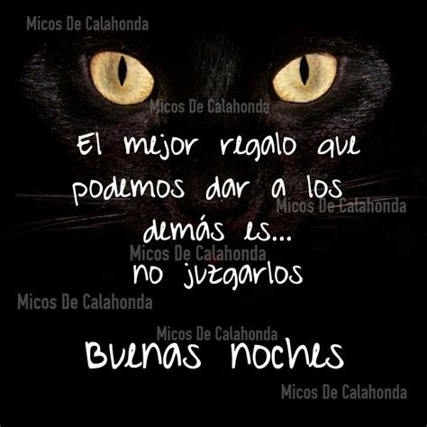 A Black Cat S Face With Yellow Eyes And The Words In Spanish Above It
