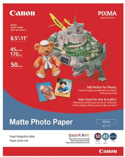 Canon Matte Photo Paper 85 X 11 Inches 50 Sheets Cha Ching On A