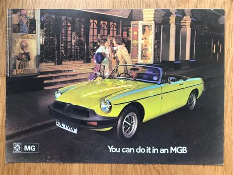 MG MGB ROADSTER Brochure British Leyland Publication PicClick UK