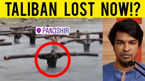 Taliban Lost Vs Panjshir Explained Tamil Madan Gowri Mg Youtube