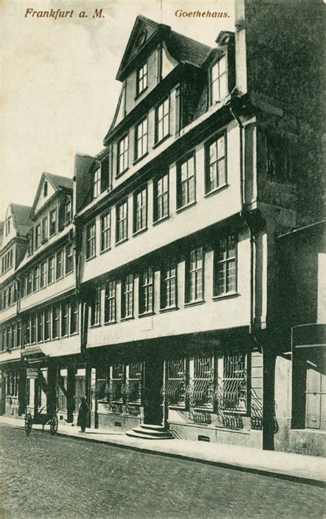 Goethe was, perhaps the most famous writer, artist and poet in german history. Das Goethezeitportal: Goethehaus in Frankfurt