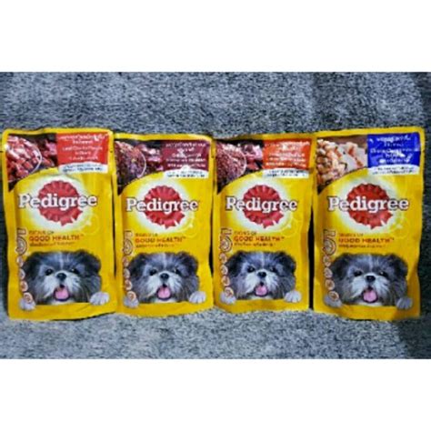 Made with real chicken and beef. PEDIGREE WET DOG FOOD 130G IN POUCH | Shopee Philippines
