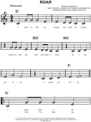Easy clarinet sheet music for beginners / clarinet sheet music easy www ramscores com / each arrangement features bigger music notes than normal and each note head has the letter. Roar - MN0127627 | Clarinet sheet music, Piano sheet music ...