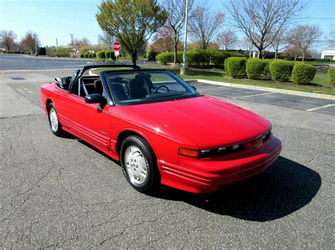 1992 Oldsmobile Cutlass Supreme Convertible Low Miles Red 1 Owner Rare Find Classic Oldsmobile