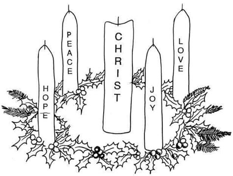 Free Christmas Advent Coloring Pages To Print