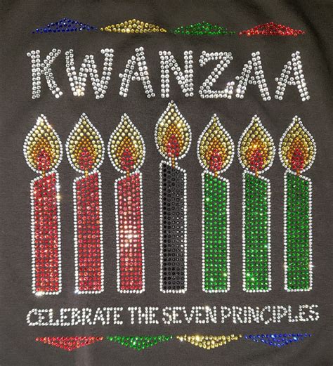 Kwanzaa Bling Celebrate Kwanzaa Kwanzaa Kwanzaa T Etsy