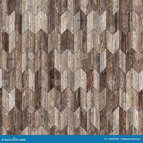Narrow Chevron Natural Larch Parquet Seamless Floor Texture Stock Photo