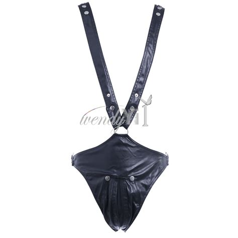 men pu leather full body chest harness lingerie cosplay clubwear costume belts ebay