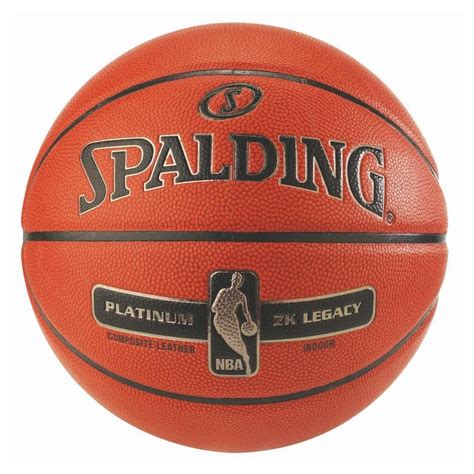 Ballon Basket Spalding Nba Platinum Zk Legacy Taille 7 Ballon De