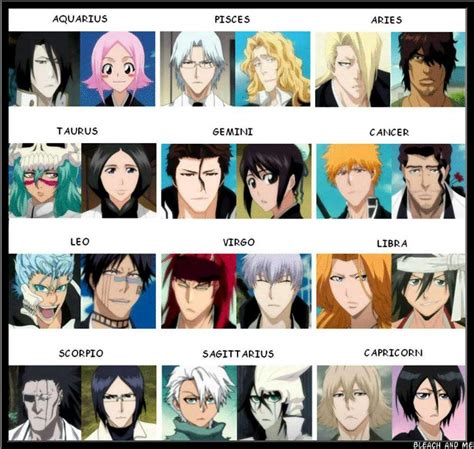 Personajes De Bleach Según Tu Signo •anime• Amino