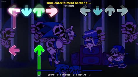 Blue Entertaiment Harder Diff Fanmade Chart Friday Night Funkin Mods