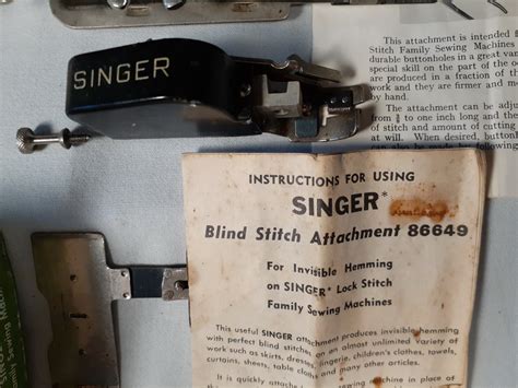 Other Antiques Collectables Singer Buttonhole Attachment No 86662