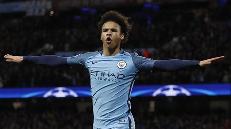 Manchester city's german midfielder leroy sane runs with the ball during the uefa champions league group c football match between manchester city and celtic at the etihad stadium in manchester, northern england, on december 6. Leroy Sane completes stunning Manchester City recovery in pulsating win over Monaco - Champions ...