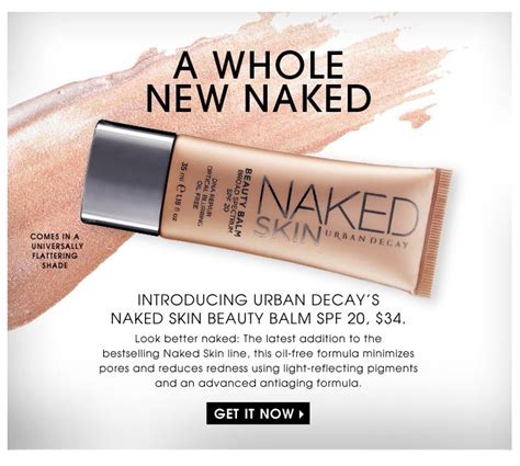 Introducing Urban Decay S NAKED Skin Beauty Balm SPF Look Better