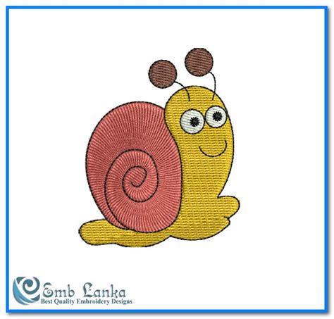 The masked singer producers had been hyping this season as a game changer, and kicking things off with a muppet definitely lives up to that. Cute Snail Embroidery Design | Emblanka