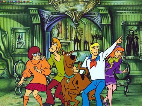 The Scooby Gang Is Definitely Courageous Scooby Doo Pictures Scooby Doo Mystery Inc Cartoon