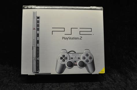 Sony Playstation 2 Ps2 Console Slim Silver Boxed