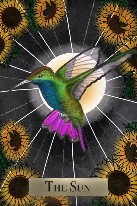 The Sun Tarot Card Print Digital Download Wall Art Etsy
