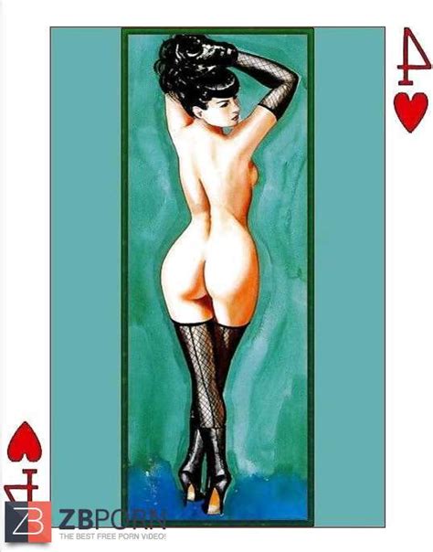 Erotic Playing Cards Six Betty Page For Zb Porn