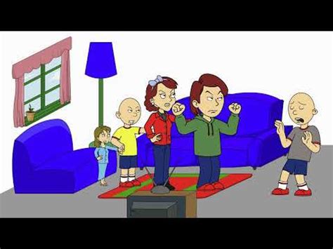 Classic Caillou Gets Grounded Bloopers YouTube