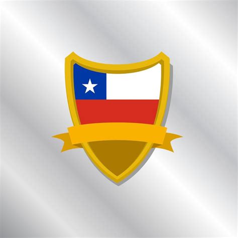 Illustration Of Chile Flag Template 13273185 Vector Art At Vecteezy