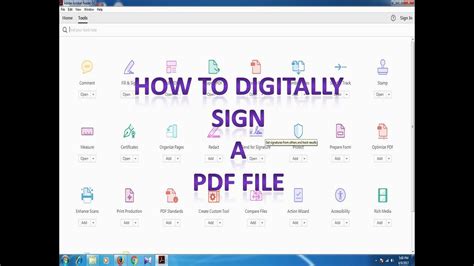 How to Digitally Sign a PDF file by DSC - YouTube