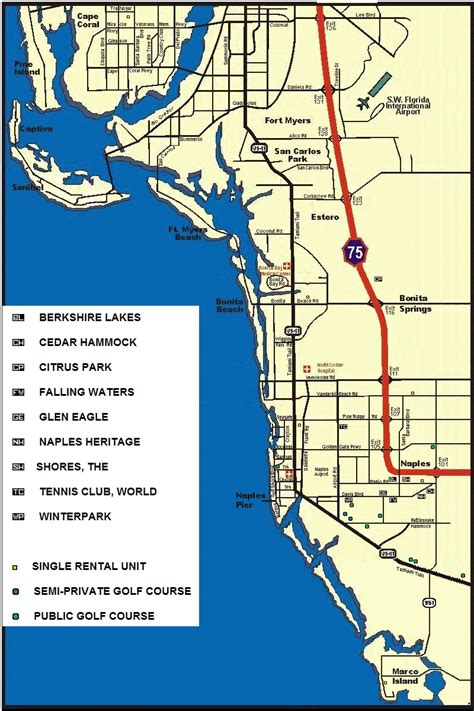 34 Street Map Of Naples Florida Maps Database Source