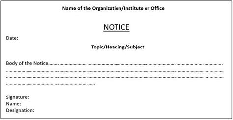 Difference Between Circular And Notice With Format Example And