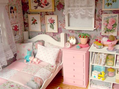 Pink Flower Bedroom Diorama Bedroom Diorama Flower