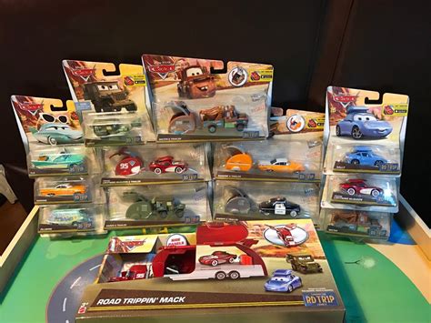 New Disney Pixar Cars Diecast Road Trip Series Complete Set Mack