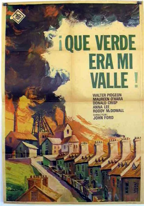 Que Verde Era Mi Valle Movie Poster How Green Was My Valley Movie