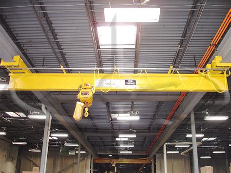 3 Ton Single Girder Under Running Bridge Crane Engineered Lifting Systems