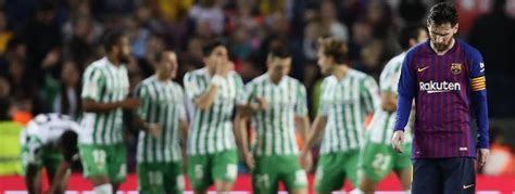 Laliga Real Betis Inflict First Home League Defeat On Barcelona In Two