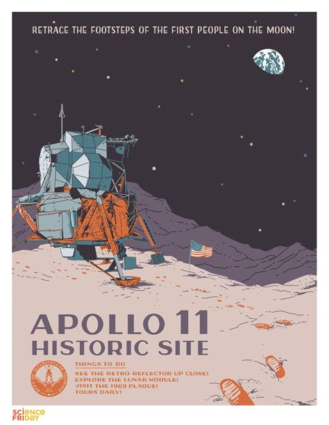 Sciencefriday Apollo 11 Nasa Poster Nasa Art