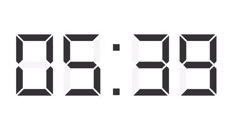 Digital Clock Timer 24 Hours Motion Graphics Youtube