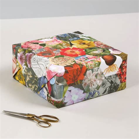 Gardeners Floral Luxury T Wrapping Paper By Bombus