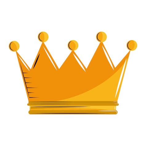 Premium Vector King Crown Cartoon