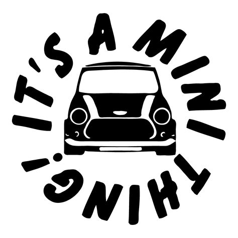 Its A Mini Thing Mini Cooper Stickers Car Decals Funny