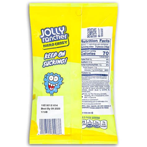 Jolly Rancher Hard Candy All Blue Raspberry 7oz Candy Funhouse Ca