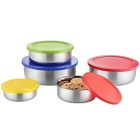 buy jensons stainless steel storage set multi colour online at best price of rs 449 bigbasket