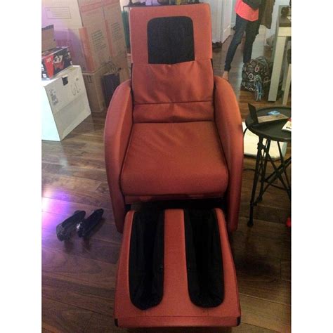 Brookstone Osim Ustyle2 Massage Chair In Sunset Red Aptdeco